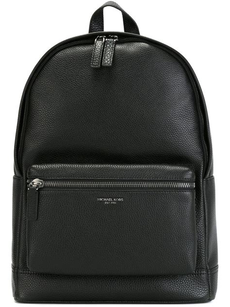 michael kors black backpack|michael kors men's backpack.